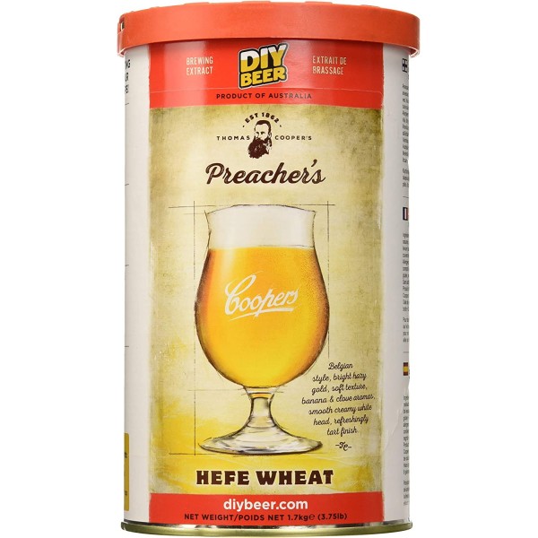MALTO HEFE WHEAT PER KIT BIRRA COOPERS 1.7kg PER PRODURRE 23LT