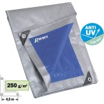 RIBIMEX PRB25004X5 PRO TELONE RINFORZATO, 4X5 M, 250 GR, MULTICOLORE