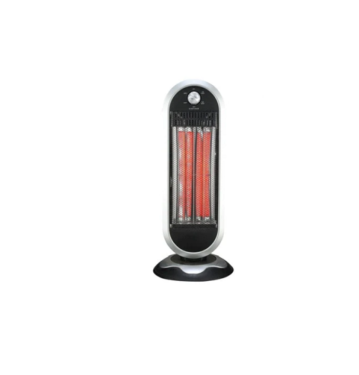 STUFA CARBONIO 900 WATT ARGENTO COD.4004 2 INTENSITA' DI RISCALDAMENTO 450/900W