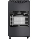 Stufa gas Kira infrarossi Nova 4200W Niklas 3 elementi 42x38x73 cm Con Ruote