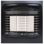 Stufa gas Kira infrarossi Nova 4200W Niklas 3 elementi 42x38x73 cm Con Ruote