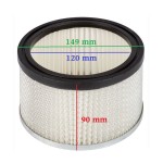 Filtro per Bidone Aspiracene Ricambio aspira cenere pulizia ceneri POWX3000B