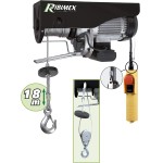 Ribimex PE495/990C Paranco Elettrico, 495/990 Kg, 1600 W, fune 12 m