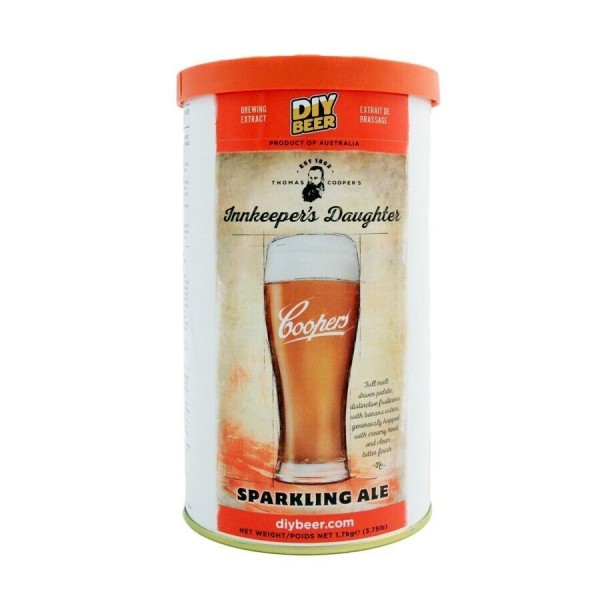 MALTO SPARKLING ALE PER BIRRA COOPERS VARI 1.7KG PER 23LT KIT FERMENTAZIONE BIRRA