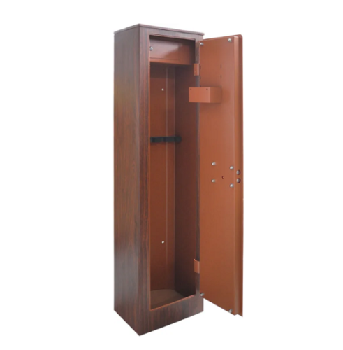 Armadio Portafucili Uniko 3 Posti Finitura Legno Con Tesoretto cm 25x20x145H