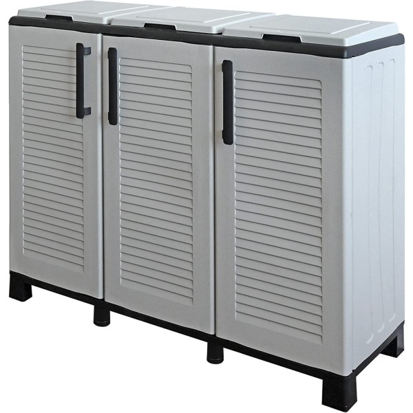 MOBILE PATTUMIERA PORTASACCHI 3 ANTE CM.102X37X90H ARTPLAST MADE IN ITALY