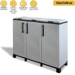 MOBILE PATTUMIERA PORTASACCHI 3 ANTE CM.102X37X90H ARTPLAST MADE IN ITALY