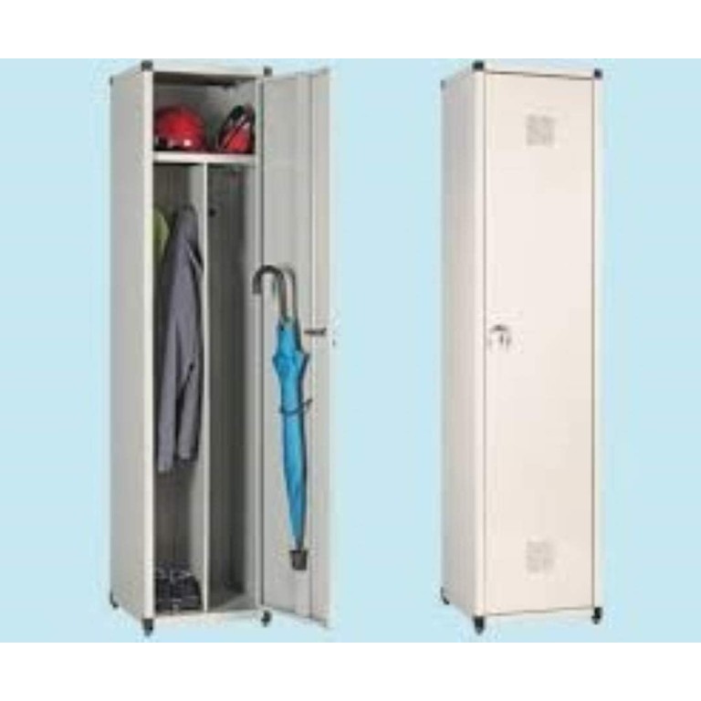 ARMADIO ARMADI SPOGLIATOIO IN METALLO BRICO 7G CM.43x44x183H