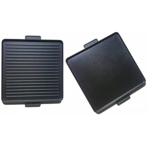 Piastra Ghisa 40x40 Bistecchiera Barbecue Un Lato Rigato E L'altro Lato Liscio