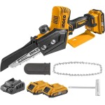 INGCO CGSLI20682 20V Mini Elettrosega con 1 Batterie 4 ah + caricabatteria