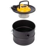Bidone aspiracenere aspiratutto con soffiatore stufe a pellet camino 1000W 15Lt