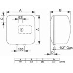 SCALDABAGNO ARISTON SIMAT 30 LT ELETTRICO SCALDINO BOILER