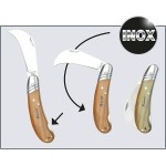 Ribimex PRCGREF Coltello per Innesto, Manico in Frassino, Marrone