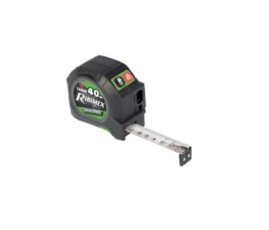 Ribimex Metro Laser Con Flessometro Doppia 5 MT Lettura Laser Fino A 40 MT