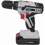 Power Plus POWC1071 - Trapano avvitatore, batteria 20 V Li-ion, colore grigio