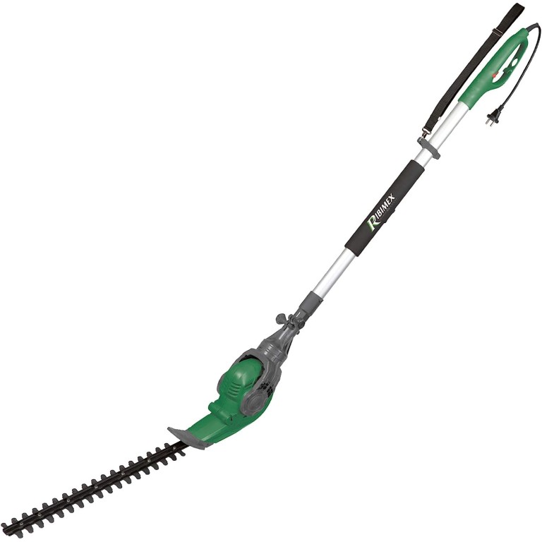 RIBIMEX PRTH500TA Tagliasiepi elettrico orientabile con manico telescopico