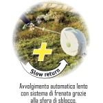 Ribimex PRD32P Acquaroll+ Avvolgitubo Automatico, 30 m, Verde/Beige