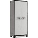 KETER ARMADIO PORTASCOPE TITAN XL cm. 80x44x182 h Antracite/Grigio IMPERMEABILE
