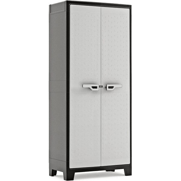 KETER ARMADIO PORTASCOPE TITAN XL cm. 80x44x182 h Antracite/Grigio IMPERMEABILE