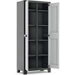 KETER ARMADIO PORTASCOPE TITAN XL cm. 80x44x182 h Antracite/Grigio IMPERMEABILE
