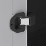 KETER ARMADIO PORTASCOPE TITAN XL cm. 80x44x182 h Antracite/Grigio IMPERMEABILE