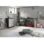 Keter armadio basso titan xl cm. 80x44x100 h col. antracite/grigio Impermeabile