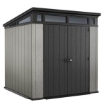 BOX CASETTA KETER CAPANNO IN RESINA DA GIARDINO ARTISAN 7X7 cm 214x218x226h