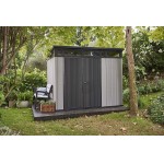 BOX CASETTA KETER CAPANNO IN RESINA DA GIARDINO ARTISAN 9x7 cm 278x218x226h