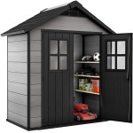 BOX CASETTA DA GIARDINO CM 230X125X253H KETER OAKLAND 754