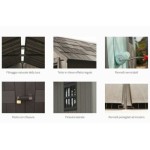 BOX CASETTA DA GIARDINO CM 230X125X253H KETER OAKLAND 754