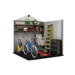 Box Casetta Keter Da Giardino In Resina 229x223,5x242H Cm Oakland 757 Grigio