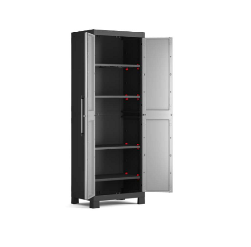 ARMADIO KETER TUTTOPIANI DETROIT IN RESINA cm65X45X182h IMPERMEABILE DA ESTERNO
