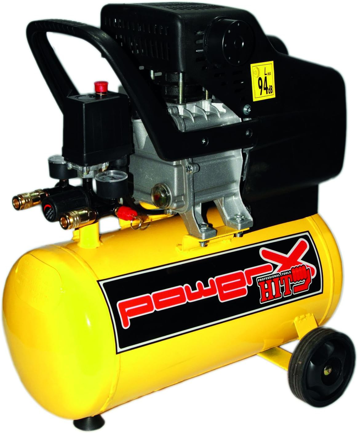 COMPRESSORE A OLIO POWERX 24 LT - 2 HP - 8 BAR - 1500 W - 230 V COMPRESSORE A OLIO POWERX 24 LT - 2 HP - 8 BAR - 1500 W - 230 V