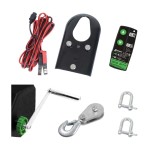 Ribimex Pe12V/T1 Verricello Elettrico 12 V Telecomandato, ‎Nero, ‎36x28.5x25 cm - immagine 8
