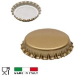 Tappi a Corona Non Perforati Ferrari per Bottiglie di Birra Diametro 26 mm 100PZ