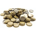 Tappi a Corona Non Perforati Ferrari per Bottiglie di Birra Diametro 26 mm 100PZ