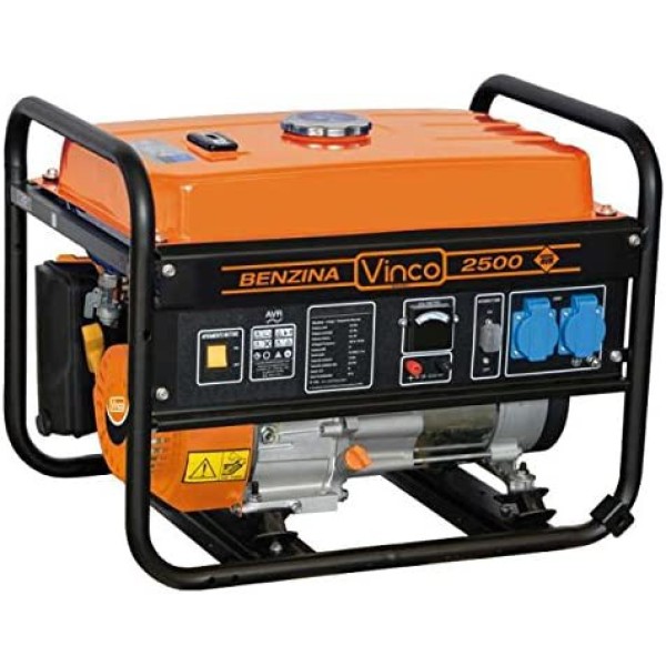 Vinco 60128 Generatore di Corrente Vinco, 2.2 Kw, Nero