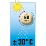 Ribimex PRA/UB.1405 Doccia Solare per Esterni, 20 l, Nero