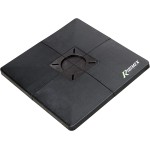 Ribimex PRA/UB.1405/B Base per Doccia Solare da Esterni, Nero