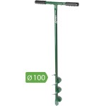Ribimex PRTARMAN Trivella Manuale Diametro 10 mm Altezza 100 cm, Verde, 100x3x71 cm