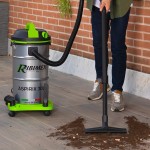 RIBIMEX - PRASP30IT - Bidone aspira solidi e liquidi 30 L - 1200 W