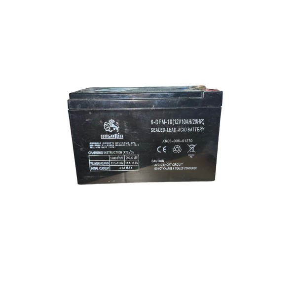 Batteria di Ricambio originale pompa a spalla Ausonia 16 Lt piombo codice 38006