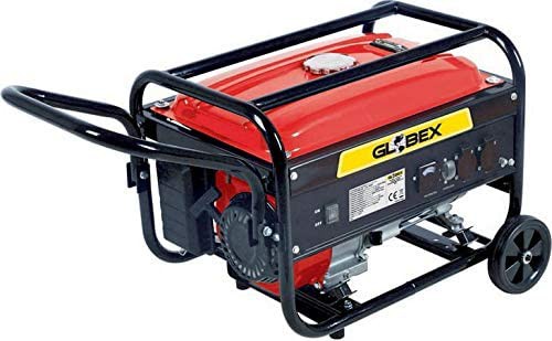 Globex Generatore di Corrente GX 3000 GE 2800 W a Benzina Motore 4 Tempi 4.1 kW/ 5.6Hp Globex Generatore di Corrente GX 3000 GE 2800 W a Benzina Motore 4 Tempi 4.1 kW/ 5.6Hp