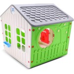 CASETTA GIOCO BAMBINI ESTERNO PLASTICA BIMBI 140X108X115 CM GIARDINO PARCO ASILO