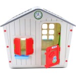 CASETTA GIOCO BAMBINI ESTERNO PLASTICA BIMBI 140X108X115 CM GIARDINO PARCO ASILO