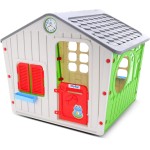 CASETTA GIOCO BAMBINI ESTERNO PLASTICA BIMBI 140X108X115 CM GIARDINO PARCO ASILO