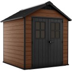 Keter Casetta in Resina Newton 759 Marrone cm 228x287x252H