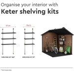 Keter Casetta in Resina Newton 759 Marrone cm 228x287x252H