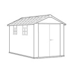 BOX CASETTA DA GIARDINO KETER CM 230X350X242H OAKLAND 7511