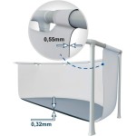 PISCINA CON TELAIO 'LINEA PRISM FRAME' cm 366 x 99 - capacità 8592 LT